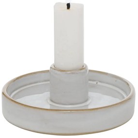 Okrągły świecznik porcelanowy MARIMA, 4 cm
