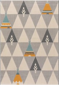 Dywan dziecięcy z motywem indiańskiego Tipi Juno