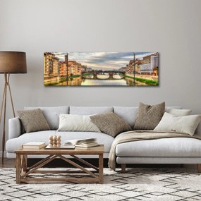 Obraz - Most przez rzekę (170x50 cm)