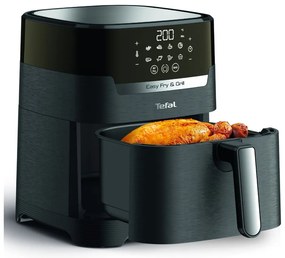Czarna frytkownica beztłuszczowa Easy Fry &amp; Grill – Tefal
