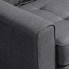 HOMCOM Sofa rozkładana 2-osobowa aksamitna niebieska z funkcją spania kompaktowa do małych mieszkań | Aosom PL