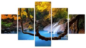 Obraz - Wodospady w Azji (125x70 cm)