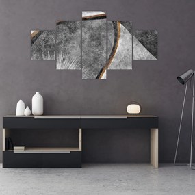 Obraz - Abstrakcja w betonie (125x70 cm)