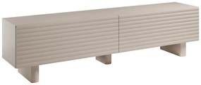 Szafka RTV 2-drzwiowa z MDF - 180 cm - Beżowy - LUDIMA
