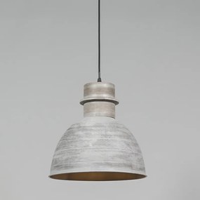 Zestaw 2 rustykalnych lamp wiszących szarych - Dory