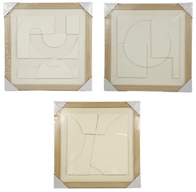 Abstrakcyjny obraz 3D MOZAIKA, 38x38 cm - różne rodzaje