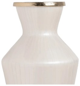 Biały szklany wysoki wazon (wysokość 57 cm) Linea – Ixia