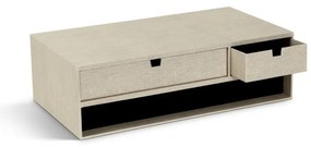 Kartonowy organizer na dokumenty z szufladką Ted Canvas Paper Laminate – Bigso