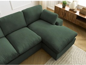 Zielony sztruksowy narożnik Belair – Bobochic Paris