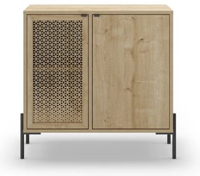 Niska komoda w dekorze dębu 80x80 cm Inca – Marckeric