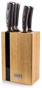 Zestaw noży G21 Gourmet Rustic 5 szt. + bambusowy blok