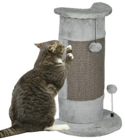 PawHut Drapak 58cm Drzewko dla Kotów z Piłką Stabilne i Trwałe Drzewko do Drapania dla Kotów | Aosom PL