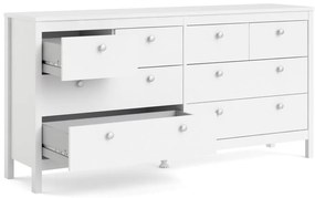 Biała niska komoda 159x80 cm Madrid – Tvilum