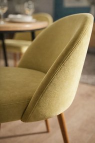 Zestaw 4 Krzese Vint Aksamitne