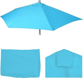 Pokrowiec na półokrągły parasol Lorca,  turkusowy