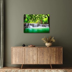 Obraz wodospadu w Kanchanaburi, Tajlandia (70x50 cm)