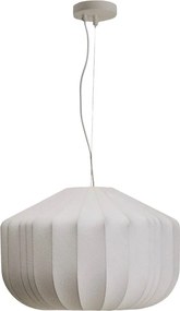 Biała lampa sufitowa z tekstylnym kloszem ø 51 cm Somar – Kave Home