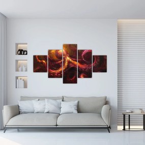 Obraz - Ośmiornica, obraz olejny (125x70 cm)