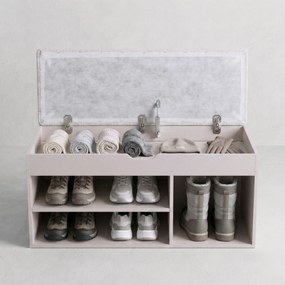 Szafka na buty z siedziskiem TRIA, 80 x 43 x 30 cm