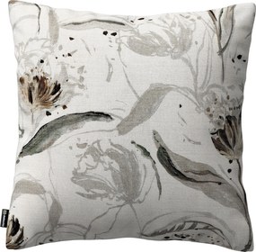 Poszewka Kinga na poduszkę kolor szary tkanina strukturalna, wzorzysta