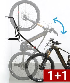 Obrotowy uchwyt na rowery elektryczne do łatwego podnoszenia 1+1 GRATIS