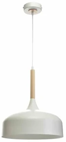 Lampa wisząca, pojedyncza, biała TAYLOR WHITE 1xE27 60W