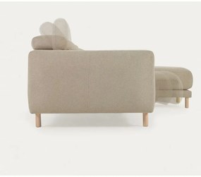 Beżowy narożnik (prawostronny) Singa − Kave Home