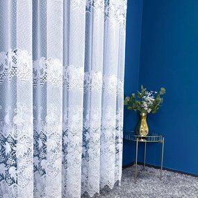 Firana żakardowa Winogron cztery poziome pasy - wys. 250 cm