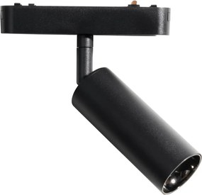 Nowoczesny czarny reflektor do systemu szynowego jednofazowego 4,5 W 3000 K - Magnetic Samson
