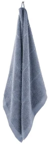 Niebieski bawełniany ręcznik frotte 50x100 cm Line – Södahl