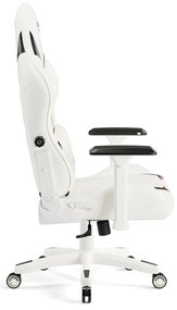 Fotel gamingowy Diablo X-Ray 2.0 Normal Size, biało-czarny