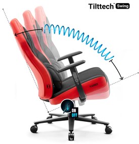 Fotel gamingowy Diablo X-Gamer 2.0 Normal Size, Deep Red