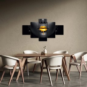 Obraz - Usta kobiety (125x70 cm)