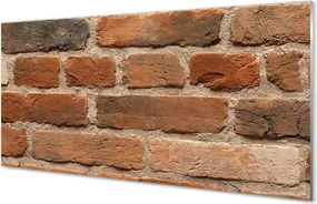 Szkło do Kuchni na Ścianę Mur z Kamienia i Cegieł