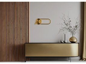 Kinkiet LED w kolorze złota Monet – Candellux Lighting