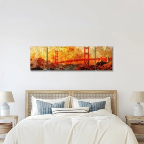 Obraz - Golden Gate, San Francisco, Kalifornia (170x50 cm)