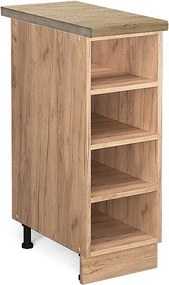 Półka kuchenna złoty dąb energetyczny 30x60x82 fame-line