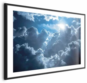 Plakat Ożywiona sceneria 60x40 cm z ramą czarną z marginesem ARTGEIST B