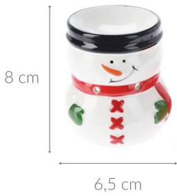 Kominek z kamionki z woskami zapachowymi, 8 cm