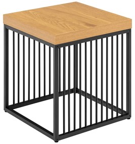 Stolik z blatem w dekorze dębu 40x40 cm Strington – Actona