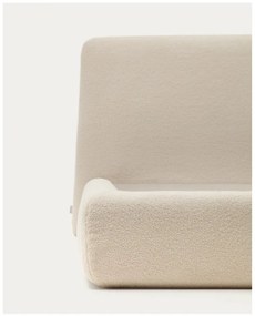 Beżowe tapicerowane łóżko dwuosobowe 180x200 cm Martina – Kave Home