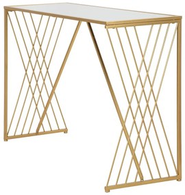 Konsola w kolorze złota 40x120 cm Easy – Mauro Ferretti