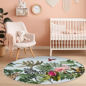 Dywan dziecięcy odpowiedni do prania ø150 cm Jungle – Mila Home