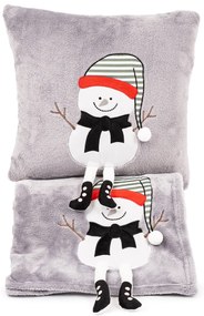 4Home Świąteczny koc Frosty Snowman, 150 x 200 cm