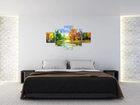 Obraz - Obraz krajobrazu (125x70 cm)