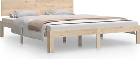 Dwuosobowe łóżko z litej sosny 160x200 T8-S29
