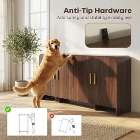 HOMCOM mit arbeitsplatte küchenschränke vorratsschrank schrank küchenkommode küchen esszimmer tv-kommode | Aosom PL