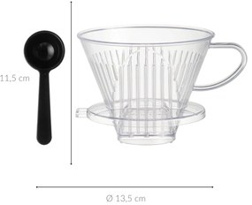 Dripper z tworzywa sztucznego, Ø 13,5 cm