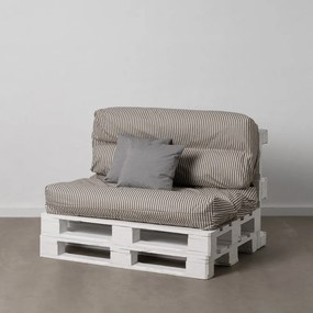 Szaro-beżowe ogrodowe poduszki do siedzenia na palety zestaw 4 szt. 80x112 cm – Ixia