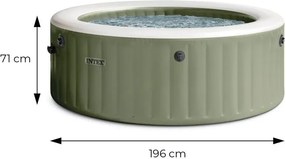 Jacuzzi ogrodowe z hydromasażem 196 cm Intex 426, 4-osobowe, 120 dysz bąbelkowych